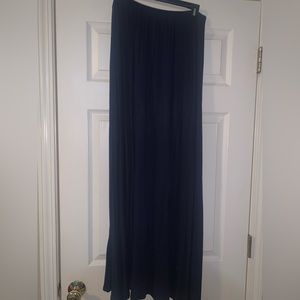 Navy Maxi Skirt